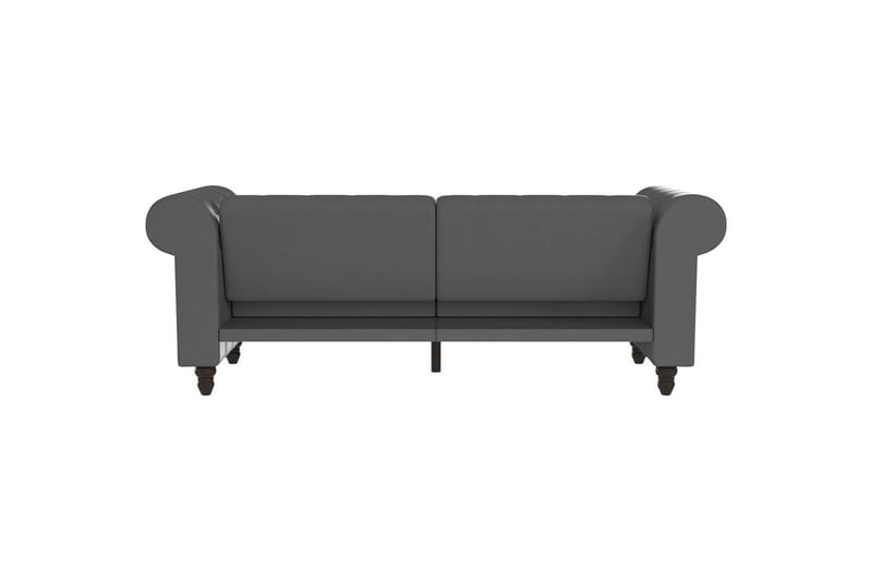 Bäddsoffa Felix 236x87x83 cm, Grå, PU/trä/metall - 236x87x83 cm, Grå, PU/trä/metall - Möbler - Vardagsrum - Bäddsoffor