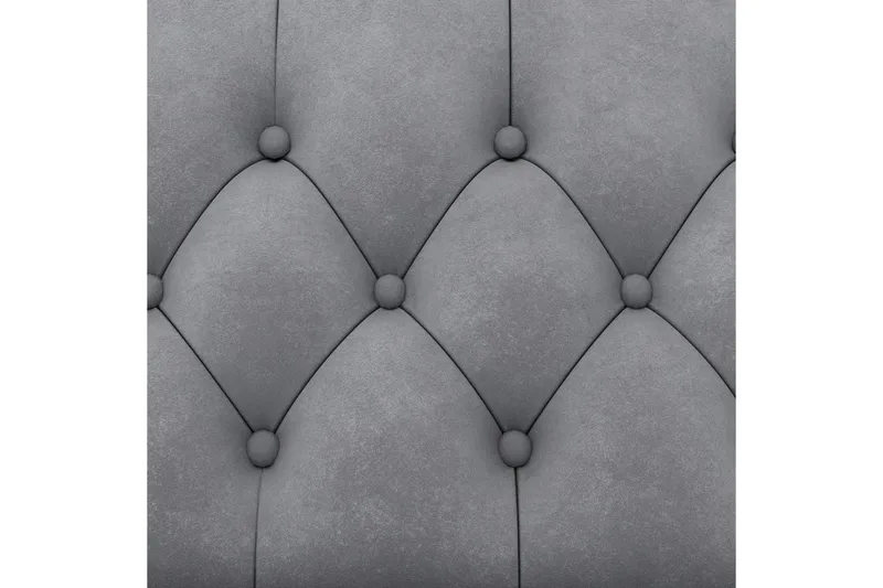 Bäddsoffa Felix 236x87x83 cm, Ljusgrå, Sammet - 236x87x83 cm, Ljusgrå, Sammet - Möbler - Vardagsrum - Bäddsoffor