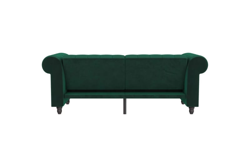 Bäddsoffa Felix 236x87x83 cm, Mörkgrön, Sammet - 236x87x83 cm, Mörkgrön, Sammet - Möbler - Vardagsrum - Bäddsoffor