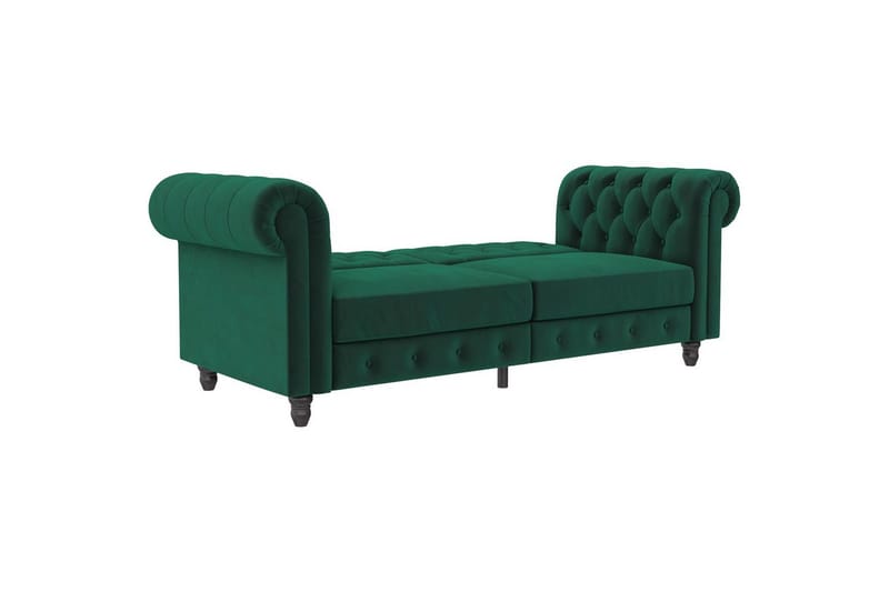 Bäddsoffa Felix 236x87x83 cm, Mörkgrön, Sammet - 236x87x83 cm, Mörkgrön, Sammet - Möbler - Vardagsrum - Bäddsoffor