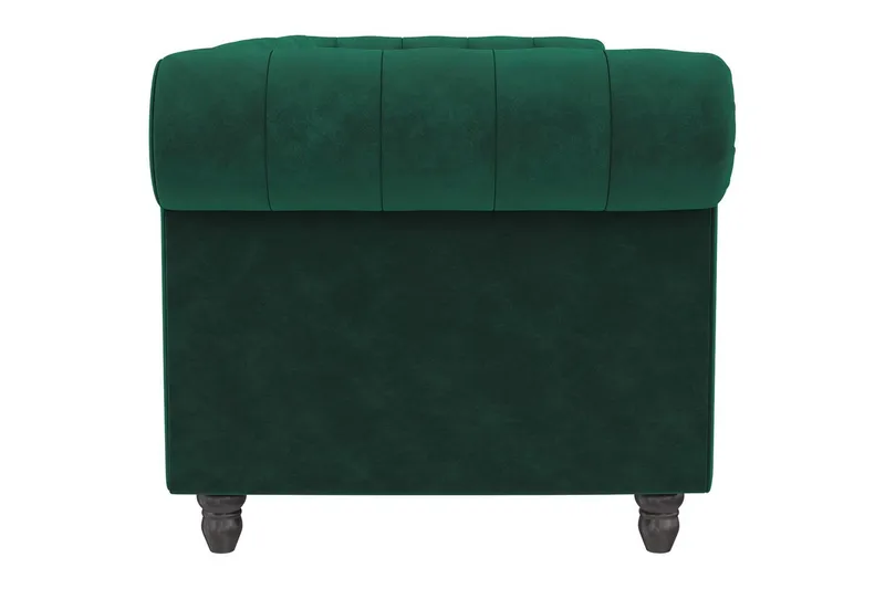 Bäddsoffa Felix 236x87x83 cm, Mörkgrön, Sammet - 236x87x83 cm, Mörkgrön, Sammet - Möbler - Vardagsrum - Bäddsoffor