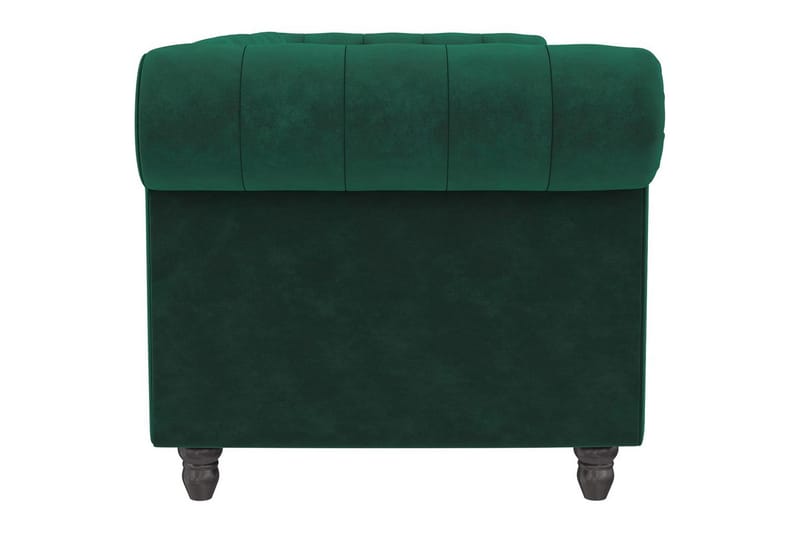 Bäddsoffa Felix 236x87x83 cm, Mörkgrön, Sammet - 236x87x83 cm, Mörkgrön, Sammet - Möbler - Vardagsrum - Bäddsoffor
