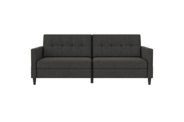 B äddsoffa Hartford 203x83x82 cm, Antracit, Linnetyg Utseende (100% Polyester - 203x83x82 cm, Antracit, Linnetyg Utseende (100% Polyester - Möbler - Vardagsrum - Bäddsoffor