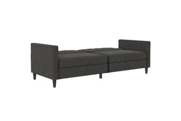 Bäddsoffa Hartford 203x83x82 cm, Antracit, Linnetyg Utseende (100% Polyester - 203x83x82 cm, Antracit, Linnetyg Utseende (100% Polyester - Möbler - Vardagsrum - Bäddsoffor