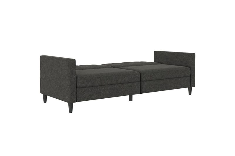 Bäddsoffa Hartford 203x83x82 cm, Antracit, Linnetyg Utseende (100% Polyester - 203x83x82 cm, Antracit, Linnetyg Utseende (100% Polyester - Möbler - Vardagsrum - Bäddsoffor