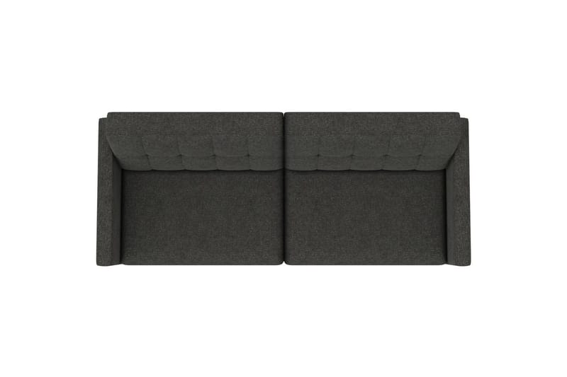 Bäddsoffa Hartford 203x83x82 cm, Antracit, Linnetyg Utseende (100% Polyester - 203x83x82 cm, Antracit, Linnetyg Utseende (100% Polyester - Möbler - Vardagsrum - Bäddsoffor