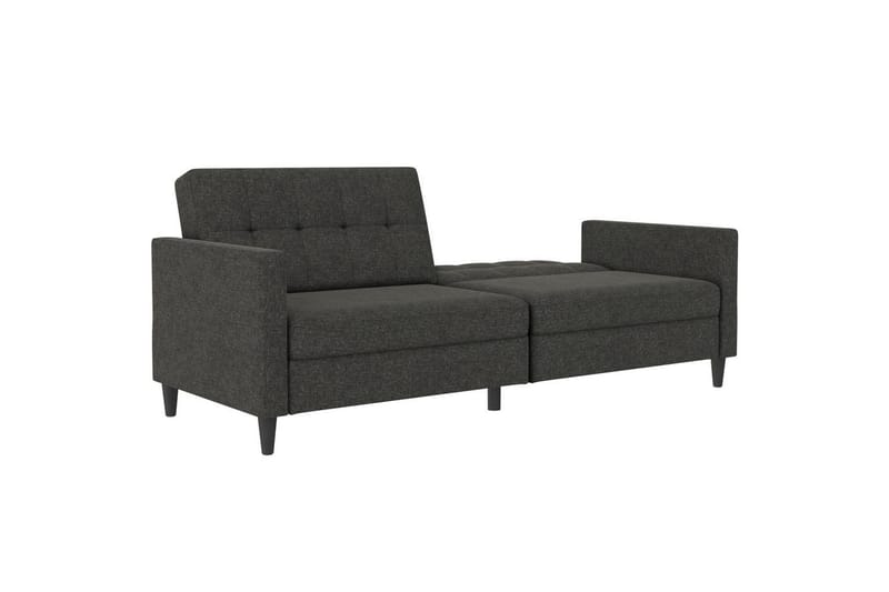 Bäddsoffa Hartford 203x83x82 cm, Antracit, Linnetyg Utseende (100% Polyester - 203x83x82 cm, Antracit, Linnetyg Utseende (100% Polyester - Möbler - Vardagsrum - Bäddsoffor