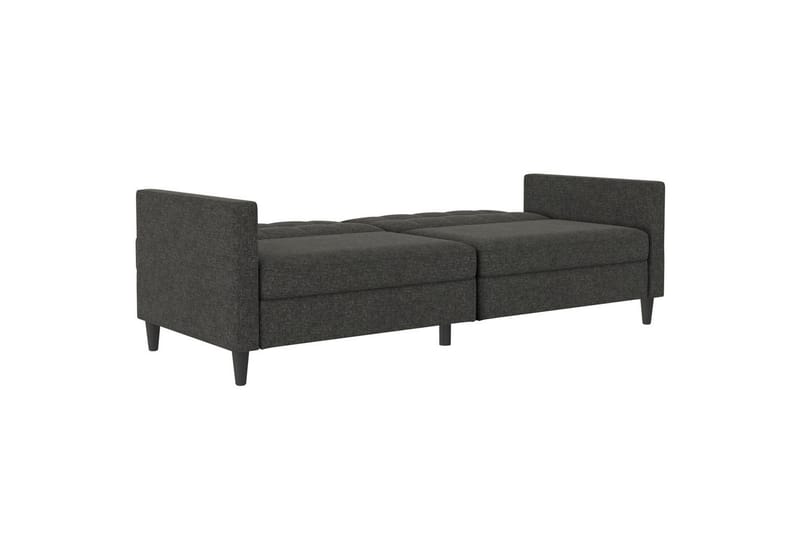 Bäddsoffa Hartford 203x83x82 cm, Antracit, Linnetyg Utseende (100% Polyester - 203x83x82 cm, Antracit, Linnetyg Utseende (100% Polyester - Möbler - Vardagsrum - Bäddsoffor