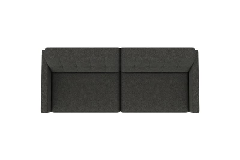 Bäddsoffa Hartford 203x83x82 cm, Antracit, Linnetyg Utseende (100% Polyester - 203x83x82 cm, Antracit, Linnetyg Utseende (100% Polyester - Möbler - Vardagsrum - Bäddsoffor
