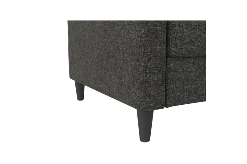 Bäddsoffa Hartford 203x83x82 cm, Antracit, Linnetyg Utseende (100% Polyester - 203x83x82 cm, Antracit, Linnetyg Utseende (100% Polyester - Möbler - Vardagsrum - Bäddsoffor