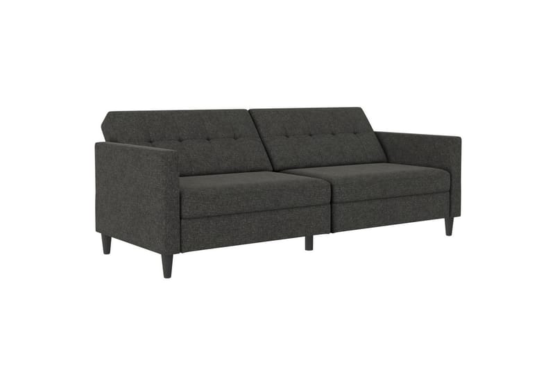 Bäddsoffa Hartford 203x83x82 cm, Antracit, Linnetyg Utseende (100% Polyester - 203x83x82 cm, Antracit, Linnetyg Utseende (100% Polyester - Möbler - Vardagsrum - Bäddsoffor