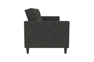 Bäddsoffa Hartford 203x83x82 cm, Antracit, Linnetyg Utseende (100% Polyester - 203x83x82 cm, Antracit, Linnetyg Utseende (100% Polyester - Möbler - Vardagsrum - Bäddsoffor