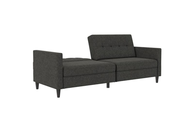 Bäddsoffa Hartford 203x83x82 cm, Antracit, Linnetyg Utseende (100% Polyester - 203x83x82 cm, Antracit, Linnetyg Utseende (100% Polyester - Möbler - Vardagsrum - Bäddsoffor
