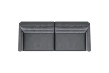 Bäddsoffa Hartford 203x83x82 cm, Antracit, Sammet - 203x83x82 cm, Antracit, Sammet - Möbler - Vardagsrum - Bäddsoffor