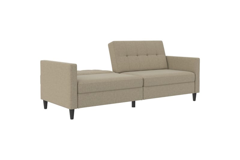 Bäddsoffa Hartford 203x83x82 cm, Cappuccino, Linnetyg Utseende (100% Polyester - 203x83x82 cm, Cappuccino, Linnetyg Utseende (100% Polyester - Möbler - Vardagsrum - Bäddsoffor