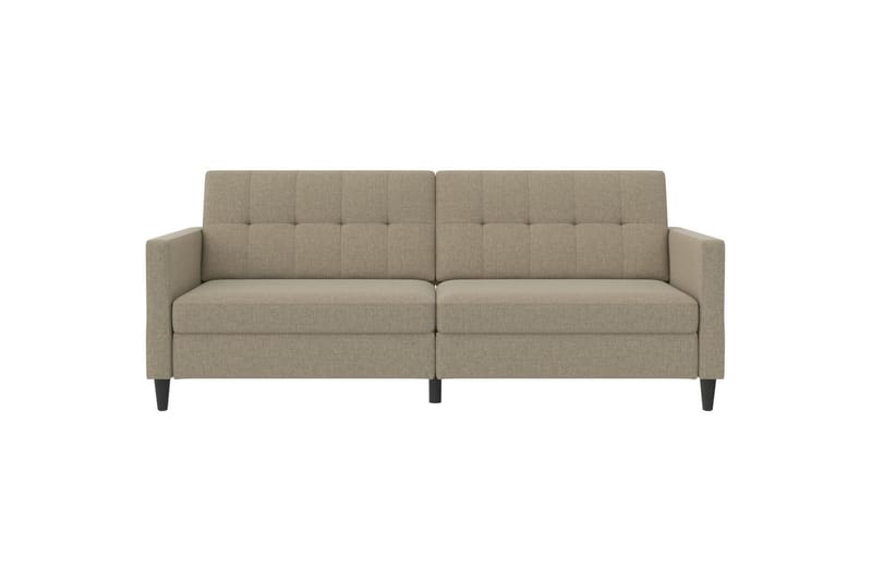 Bäddsoffa Hartford 203x83x82 cm, Cappuccino, Linnetyg Utseende (100% Polyester - 203x83x82 cm, Cappuccino, Linnetyg Utseende (100% Polyester - Möbler - Vardagsrum - Bäddsoffor