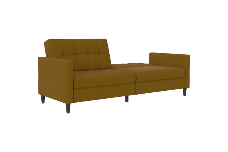 Bäddsoffa Hartford 203x83x82 cm, Curry, Linnetyg Utseende (100% Polyester - 203x83x82 cm, Curry, Linnetyg Utseende (100% Polyester - Möbler - Vardagsrum - Bäddsoffor