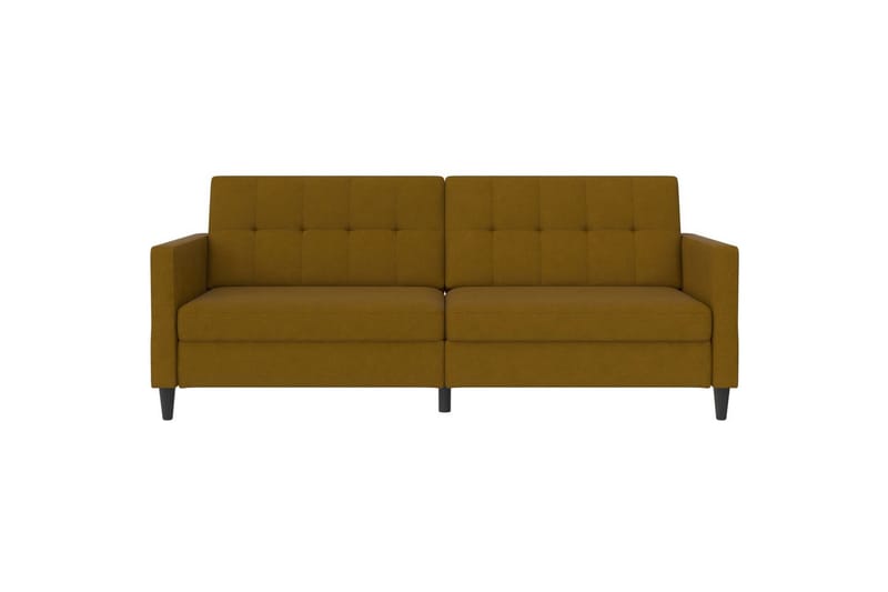Bäddsoffa Hartford 203x83x82 cm, Curry, Linnetyg Utseende (100% Polyester - 203x83x82 cm, Curry, Linnetyg Utseende (100% Polyester - Möbler - Vardagsrum - Bäddsoffor