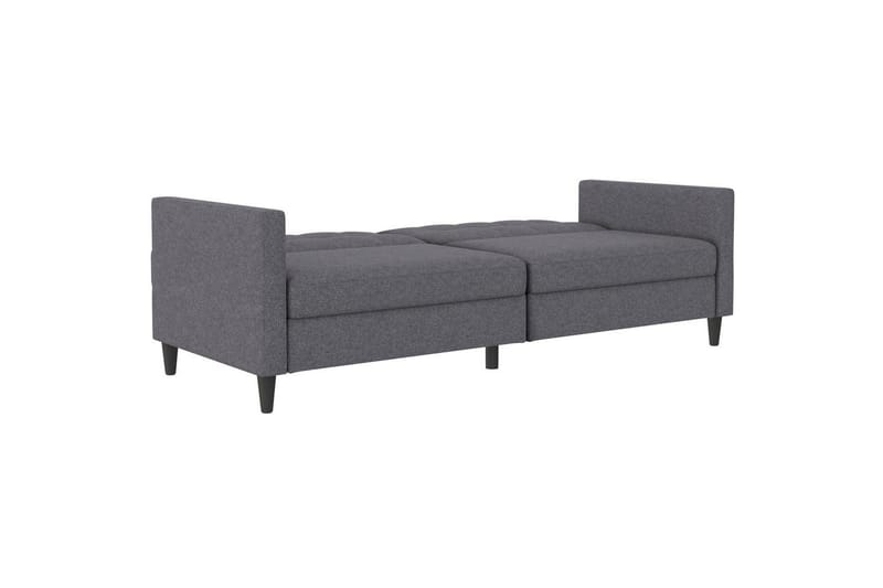 Bäddsoffa Hartford 203x83x82 cm, Grå, Linnetyg Utseende (100% Polyester - 203x83x82 cm, Grå, Linnetyg Utseende (100% Polyester - Möbler - Vardagsrum - B�äddsoffor