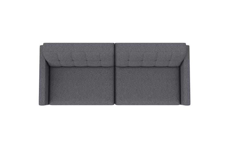 Bäddsoffa Hartford 203x83x82 cm, Grå, Linnetyg Utseende (100% Polyester - 203x83x82 cm, Grå, Linnetyg Utseende (100% Polyester - Möbler - Vardagsrum - Bäddsoffor