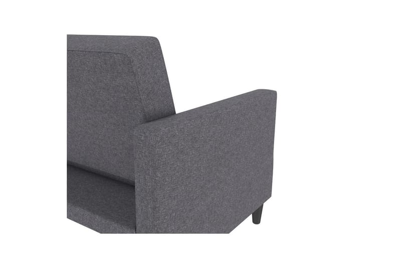 Bäddsoffa Hartford 203x83x82 cm, Grå, Linnetyg Utseende (100% Polyester - 203x83x82 cm, Grå, Linnetyg Utseende (100% Polyester - Möbler - Vardagsrum - Bäddsoffor