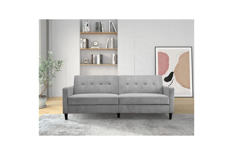 Bäddsoffa Hartford II 203x83x82 cm, Grå - 203x83x82 cm, Grå - Möbler - Vardagsrum - Bäddsoffor