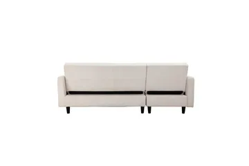 Bäddsoffa Hartford II 203x83x82 cm, Kräm - 203x83x82 cm, Kräm - Möbler - Vardagsrum - Bäddsoffor