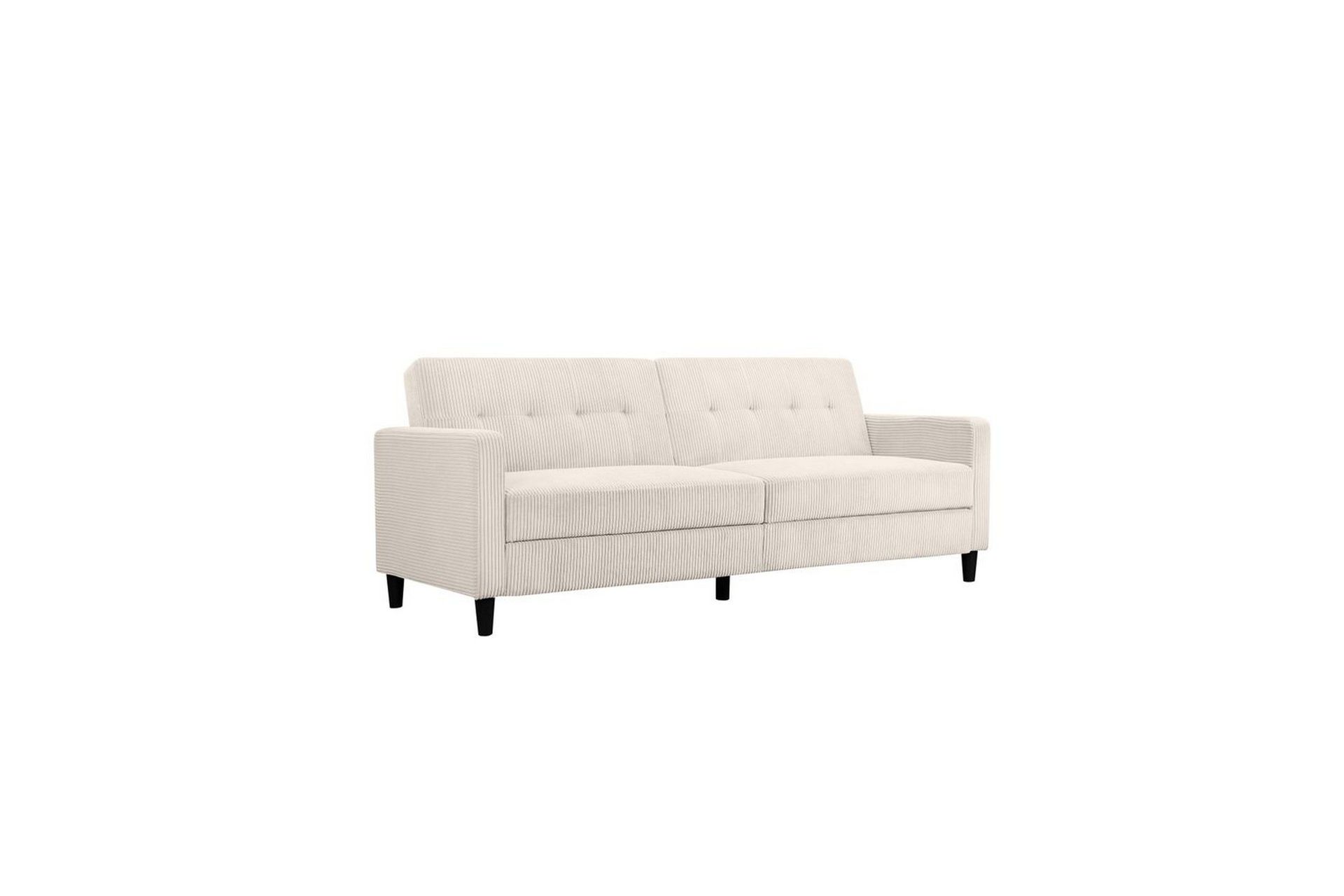 B&auml;ddsoffa Hartford II 203x83x82 cm, Kr&auml;m - 203x83x82 cm, Kr&auml;m