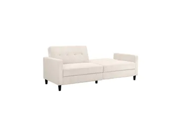 Bäddsoffa Hartford II 203x83x82 cm, Kräm - 203x83x82 cm, Kräm - Möbler - Vardagsrum - Bäddsoffor