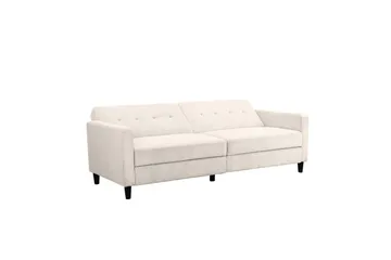 Bäddsoffa Hartford II 203x83x82 cm, Kräm - 203x83x82 cm, Kräm - Möbler - Vardagsrum - Bäddsoffor