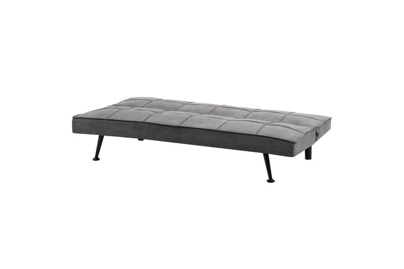 Bäddsoffa Hasle Grå, svart - Grå, svart - Möbler - Vardagsrum - Bäddsoffor - Futon - Futon soffa