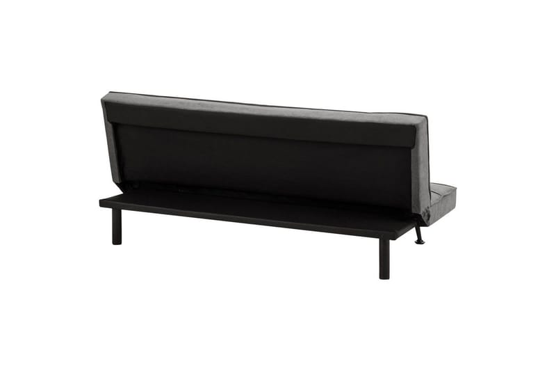 Bäddsoffa Hasle Grå, svart - Grå, svart - Möbler - Vardagsrum - Bäddsoffor - Futon - Futon soffa