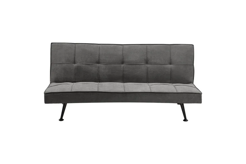 Bäddsoffa Hasle Grå, svart - Grå, svart - Möbler - Vardagsrum - Bäddsoffor - Futon - Futon soffa