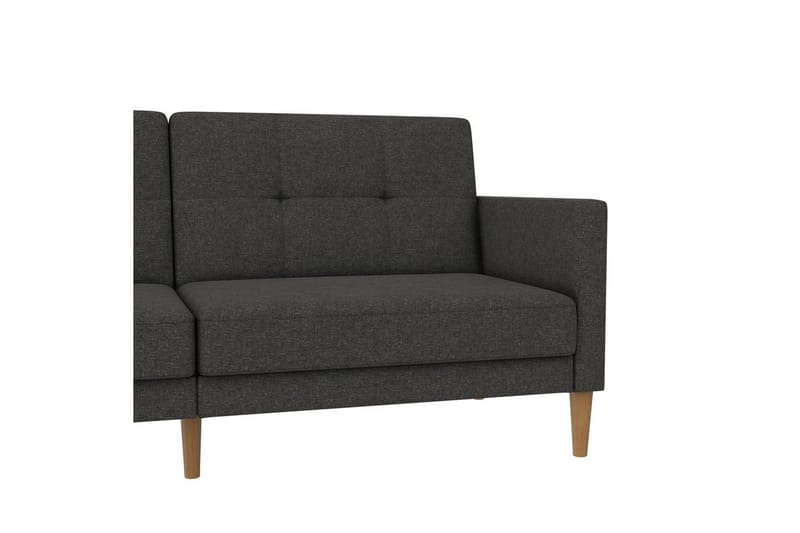 Bäddsoffa Lilly Antracit, Linne - Antracit, Linne - Möbler - Vardagsrum - Bäddsoffor