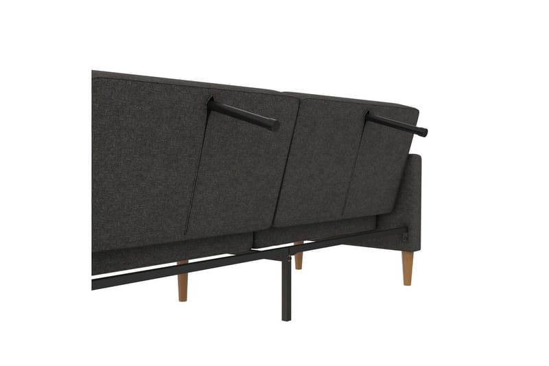 Bäddsoffa Lilly Antracit, Linne - Antracit, Linne - Möbler - Vardagsrum - Bäddsoffor