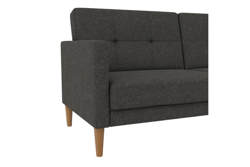 Bäddsoffa Lilly Antracit, Linne - Antracit, Linne - Möbler - Vardagsrum - Bäddsoffor