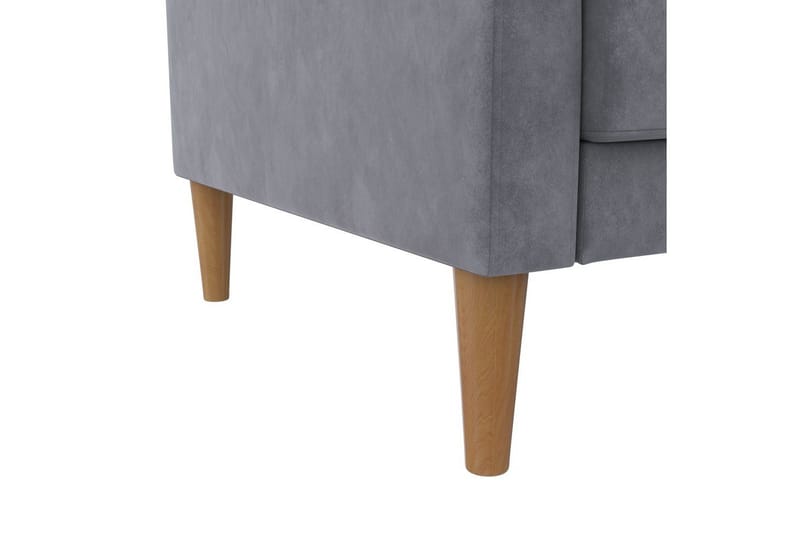 Bäddsoffa Lilly Antracit, Sammet - Antracit, Sammet - Möbler - Vardagsrum - Bäddsoffor