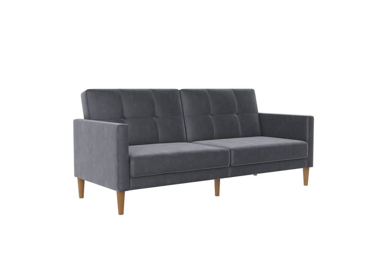 Bäddsoffa Lilly Antracit, Sammet - Antracit, Sammet - Möbler - Vardagsrum - Bäddsoffor