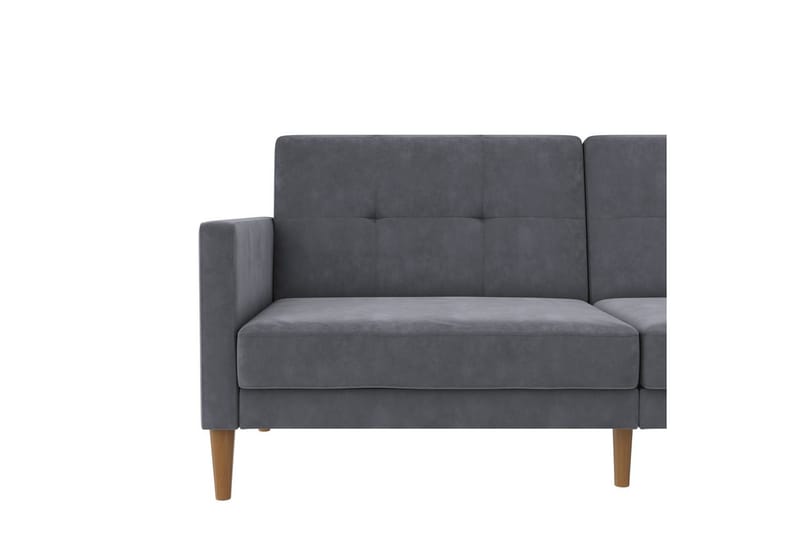 Bäddsoffa Lilly Antracit, Sammet - Antracit, Sammet - Möbler - Vardagsrum - Bäddsoffor