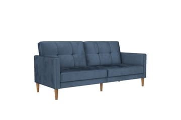 Bäddsoffa Lilly Blå, Sammet