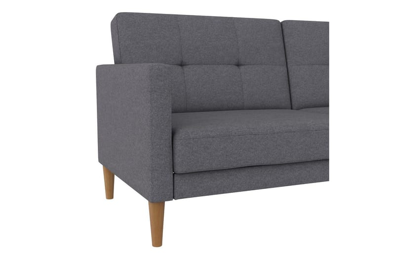 Bäddsoffa Lilly Ljusgrå, Linne - Ljusgrå, Linne - Möbler - Vardagsrum - Bäddsoffor