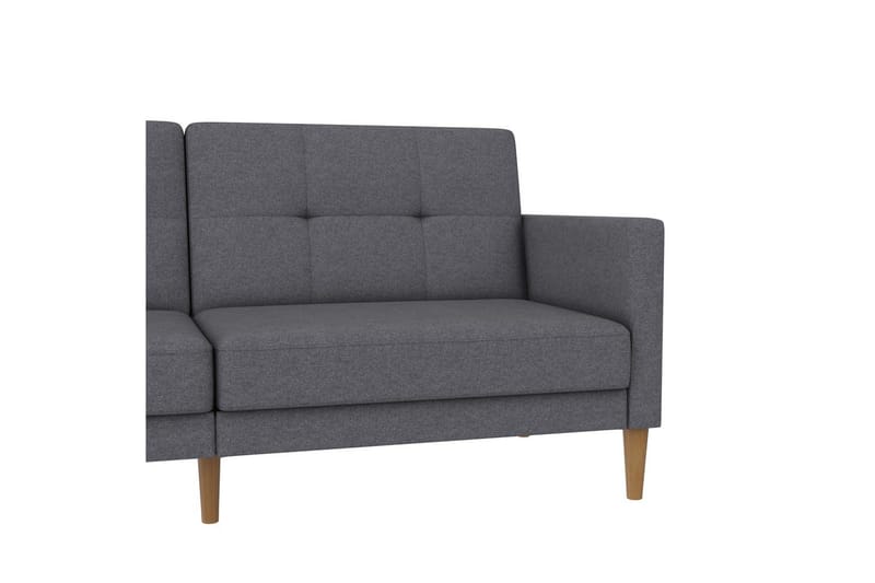 Bäddsoffa Lilly Ljusgrå, Linne - Ljusgrå, Linne - Möbler - Vardagsrum - Bäddsoffor