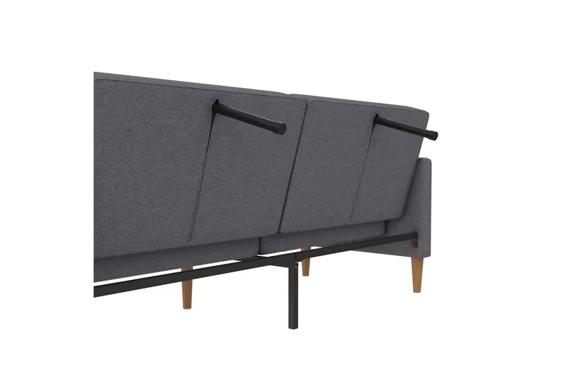 Bäddsoffa Lilly Ljusgrå, Linne - Ljusgrå, Linne - Möbler - Vardagsrum - Bäddsoffor