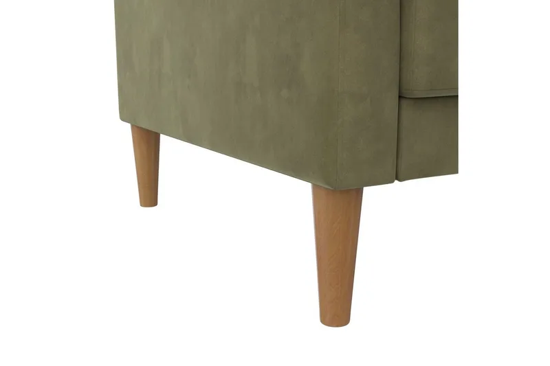 Bäddsoffa Lilly Olivgrön, Sammet - Olivgrön, Sammet - Möbler - Vardagsrum - Bäddsoffor