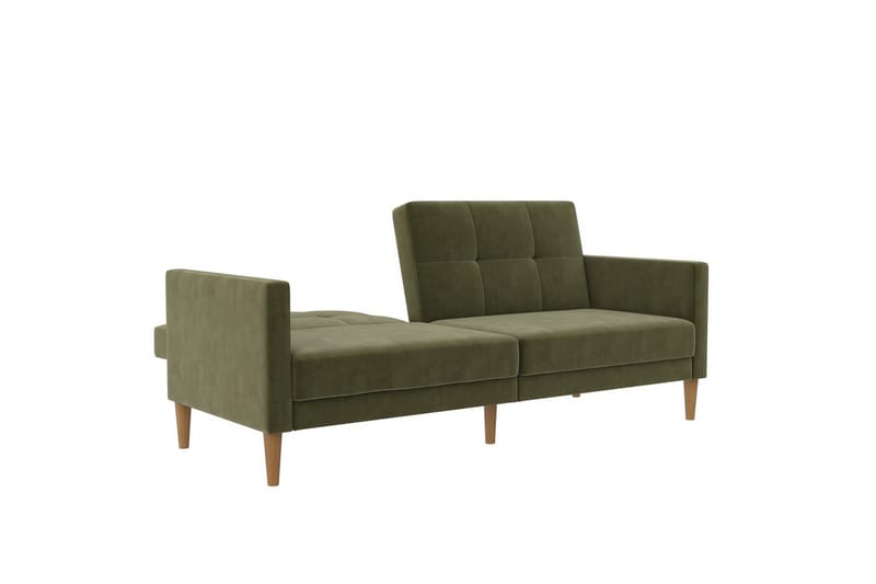 Bäddsoffa Lilly Olivgrön, Sammet - Olivgrön, Sammet - Möbler - Vardagsrum - Bäddsoffor