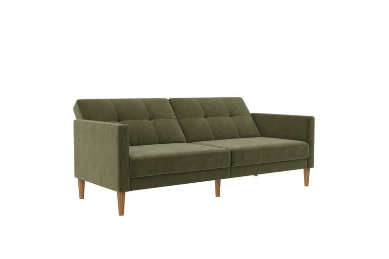Bäddsoffa Lilly Olivgrön, Sammet - Olivgrön, Sammet - Möbler - Vardagsrum - Bäddsoffor