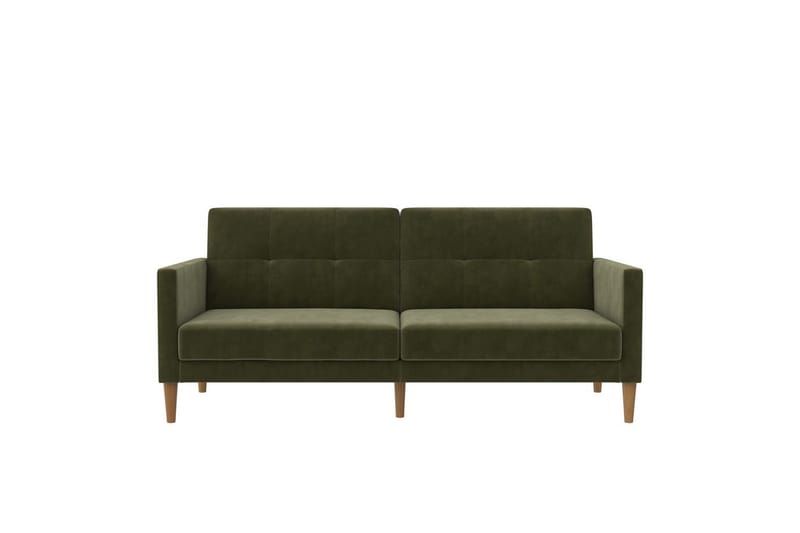 Bäddsoffa Lilly Olivgrön, Sammet - Olivgrön, Sammet - Möbler - Vardagsrum - Bäddsoffor