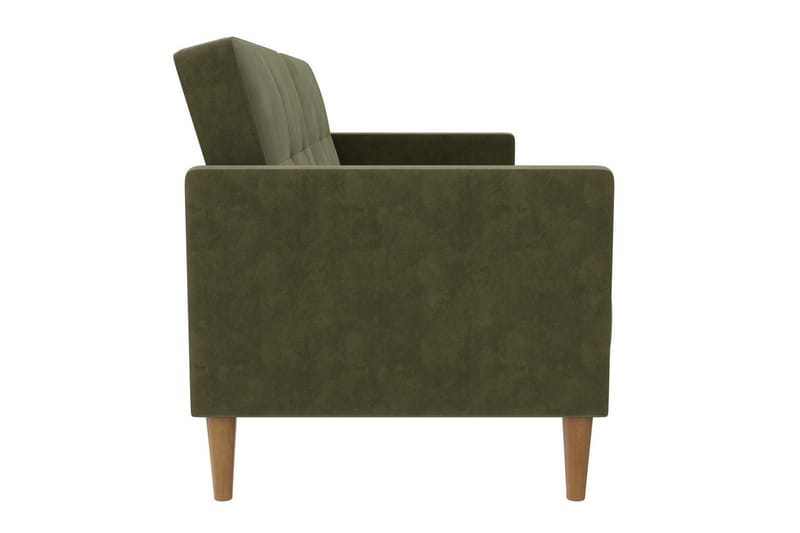 Bäddsoffa Lilly Olivgrön, Sammet - Olivgrön, Sammet - Möbler - Vardagsrum - Bäddsoffor