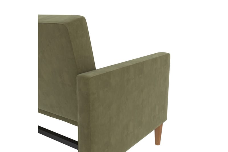Bäddsoffa Lilly Olivgrön, Sammet - Olivgrön, Sammet - Möbler - Vardagsrum - Bäddsoffor