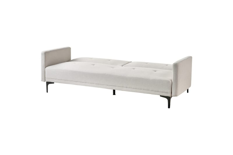 Bäddsoffa Lucan Beige, svart - Beige - Möbler - Vardagsrum - Soffgrupper